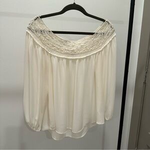 Daniel Rainn Cream Lace Blouse